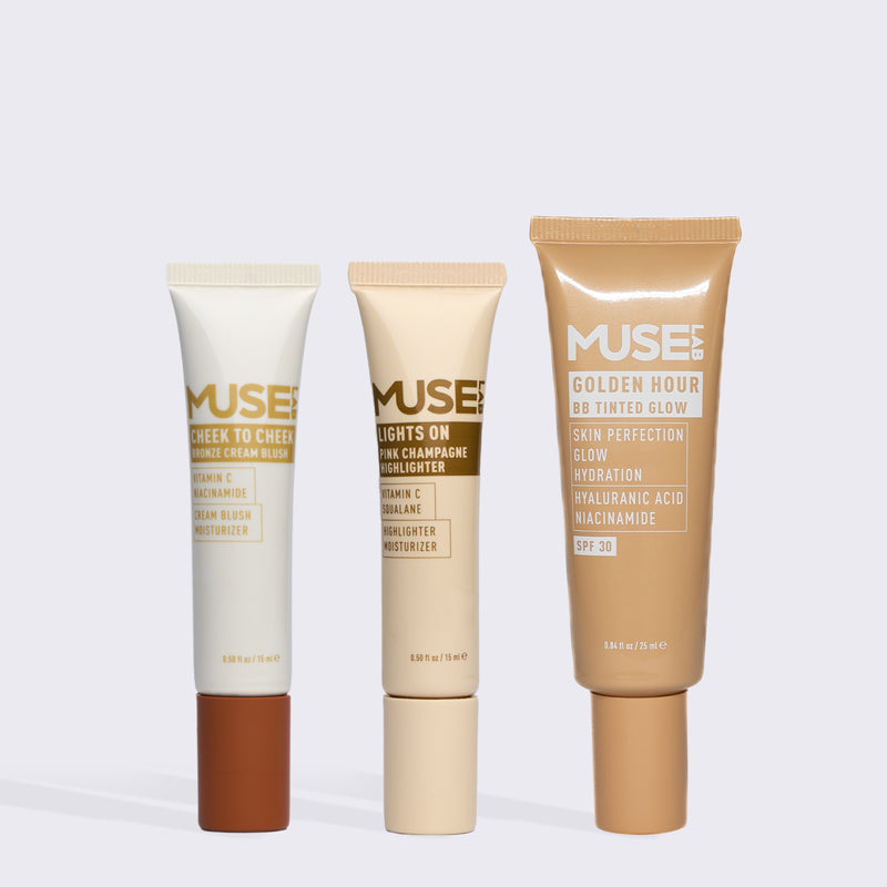 Bronze Blush - Highlighter - BB Cream Set