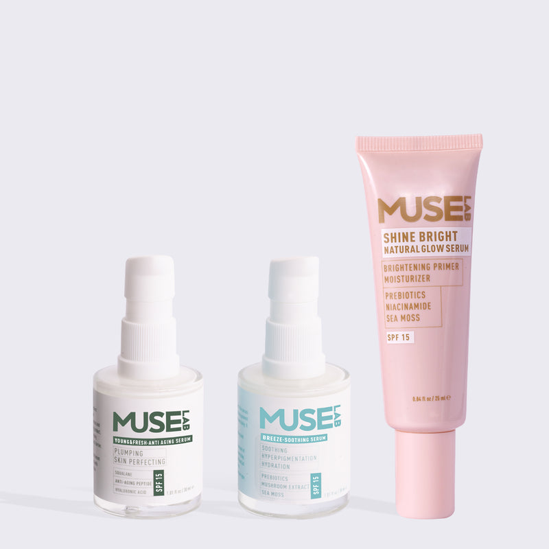 Shine Bright Glow, Breeze Cica ve Young Fresh Bio Retinol Bariyer Güçlendirme Seti